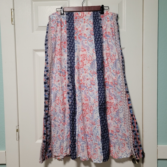 Choices' multi-print cotton skirt - Picture 2 of 7